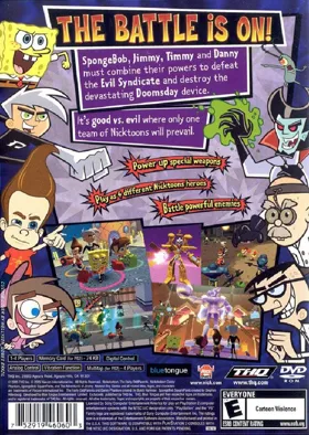 Nicktoons Unite! box cover back